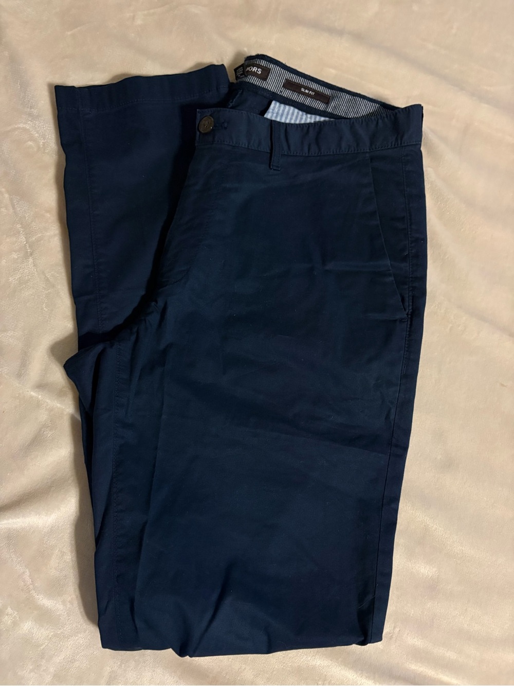 Michael Kors Navy Blue Men's Chino Pants